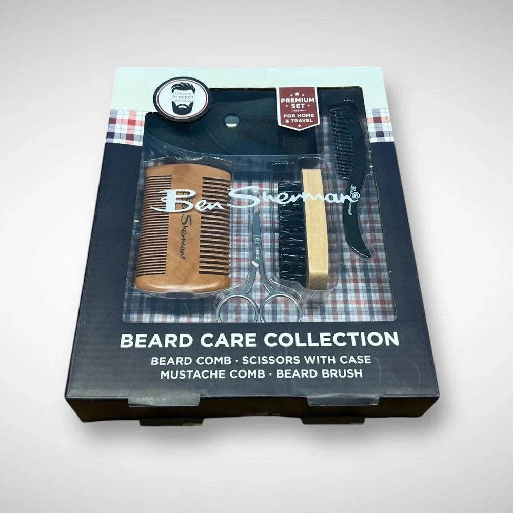 Ben Sherman | Beard Care Collection Premium Gift Set | Home & Travel | NWT